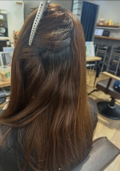 REPLEX リプレックス 矯正やパーマの前処理、既ストレート部の髪質改善